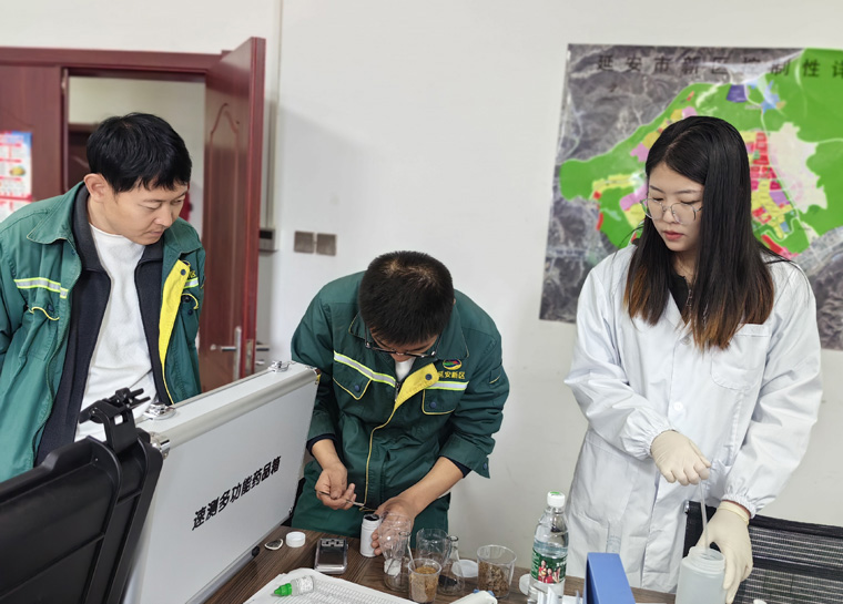 萊恩德土壤養(yǎng)分檢測(cè)儀入駐延安新區(qū)市政公用有限公司，檢測(cè)實(shí)力再升級(jí)